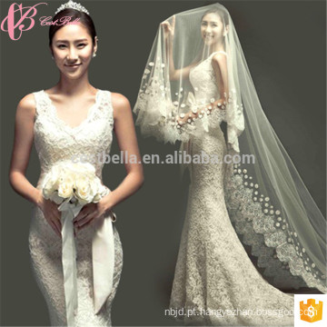 Mermaid Cut Backless Lace Trumpet For Sale Vestido de casamento